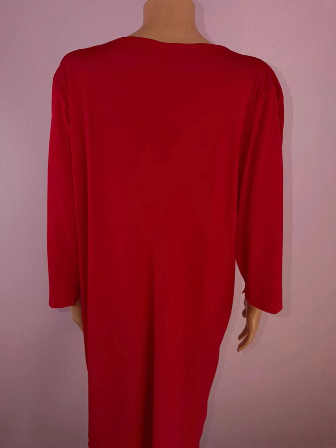 Red Edmond Boublil plus size dress – photo 7